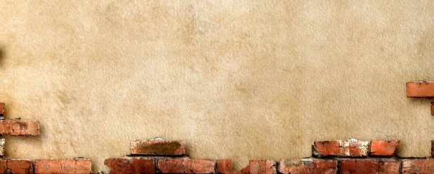 One brick at a time.